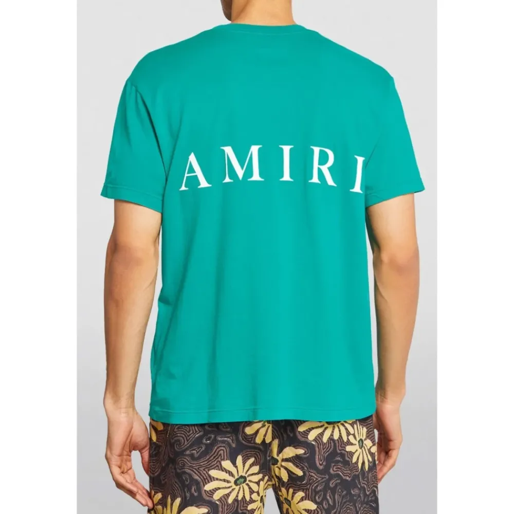 Heren Amiri Logo T-Shirt - 3D Ronde Hals