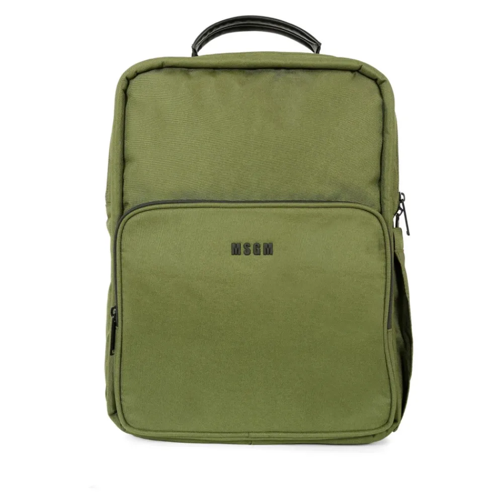 MSGM e Canvas Rugzak met Voorlogo
