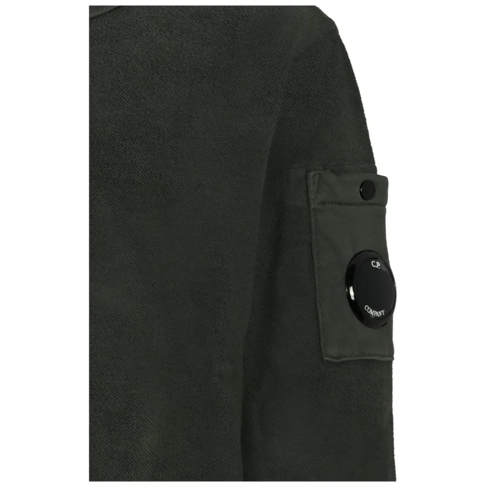 C.P. Company Bovenkleding^e Fleece Sweatshirt met Knoopzak