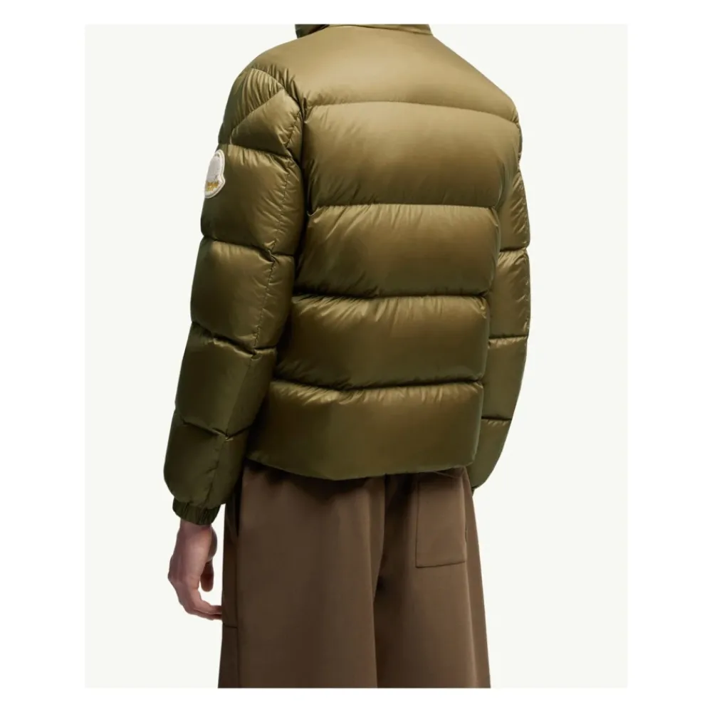 Heren Moncler Jassen^e Gewatteerde Jas met Drukknop