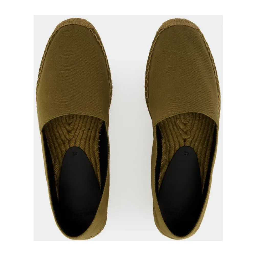 Heren Saint Laurent Espadrilles^e katoenen espadrilles met Cassandre borduurwerk