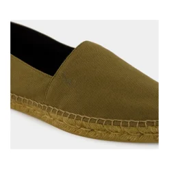 Heren Saint Laurent Espadrilles^e katoenen espadrilles met Cassandre borduurwerk