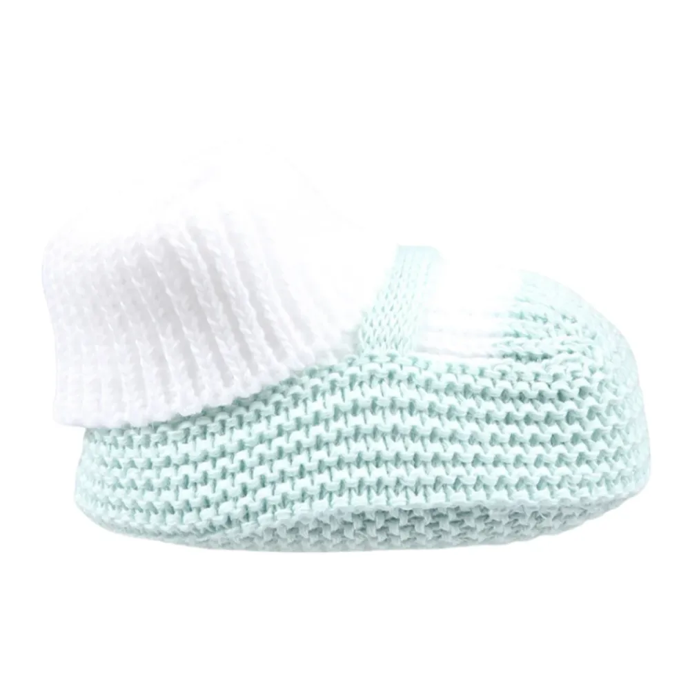 Little Bear Pantoffels^e katoenen platte schoenen met knoopdetail