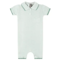 Little Bear Bodysuits & Sets^e Katoenen Romper met Applicatieknopen