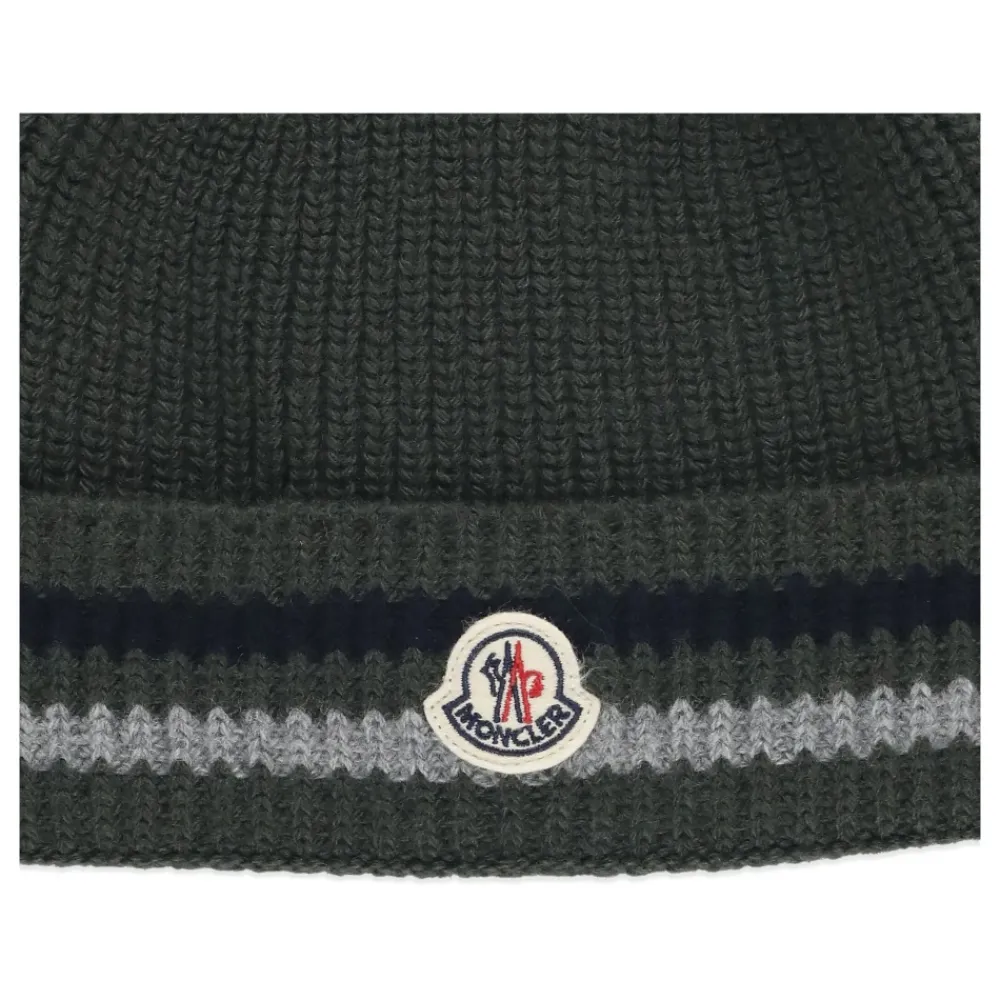 Moncler e Kinderen Beanie met Logo Patch