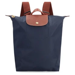 DAMES Longchamp Rugzakken^Groene Nylon Rugzak met Leren Details