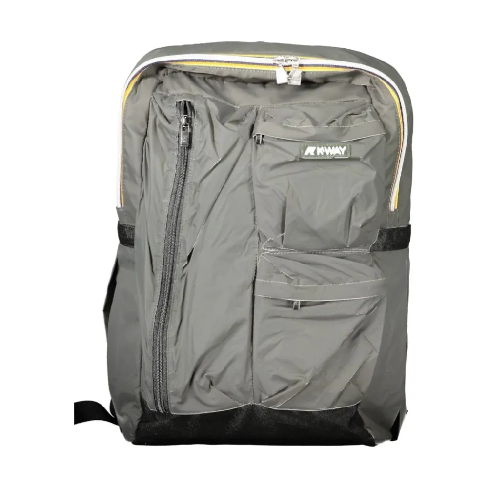 Heren K-Way Groene Polyamide Rugzak