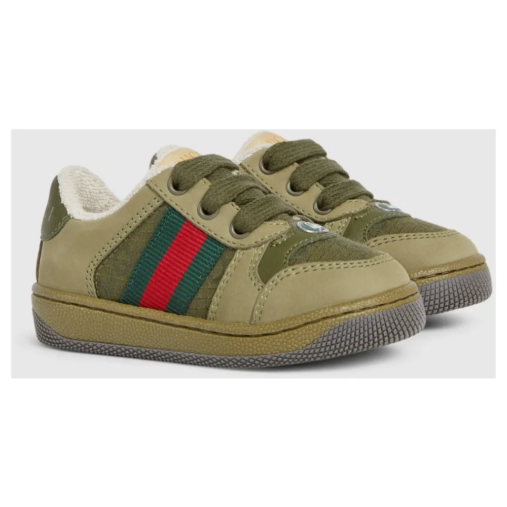 Gucci Sneakers^e Sneakers voor kinderen met Web Stripe
