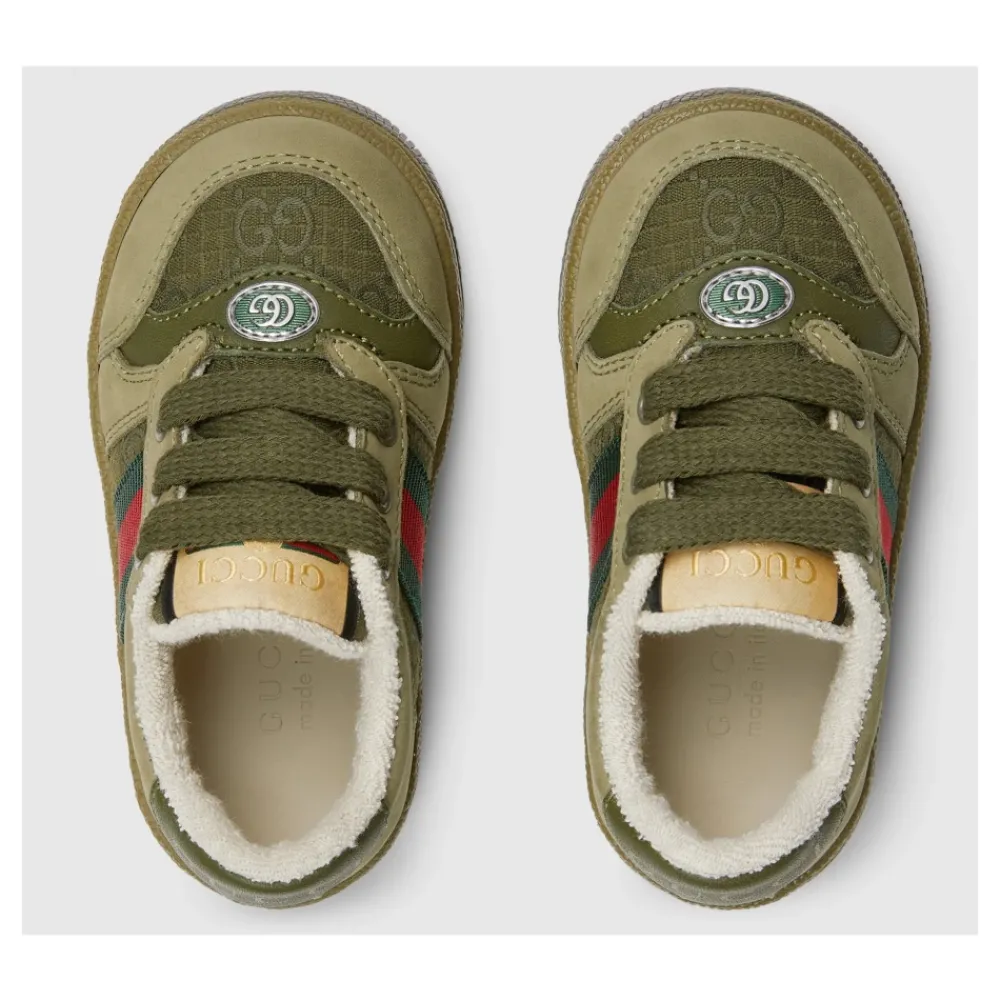 Gucci Sneakers^e Sneakers voor kinderen met Web Stripe