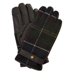 Heren Barbour e Waterdichte Leren Wol Handschoenen