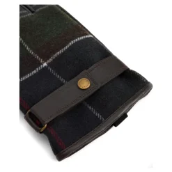 Heren Barbour e Waterdichte Leren Wol Handschoenen