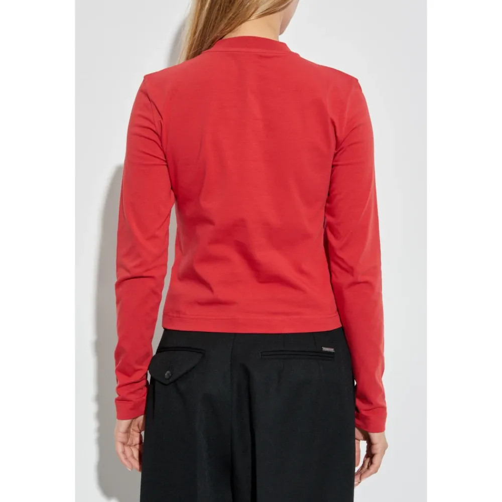 DAMES Jacquemus Shirts^Grosgrain T-shirt met lange mouwen