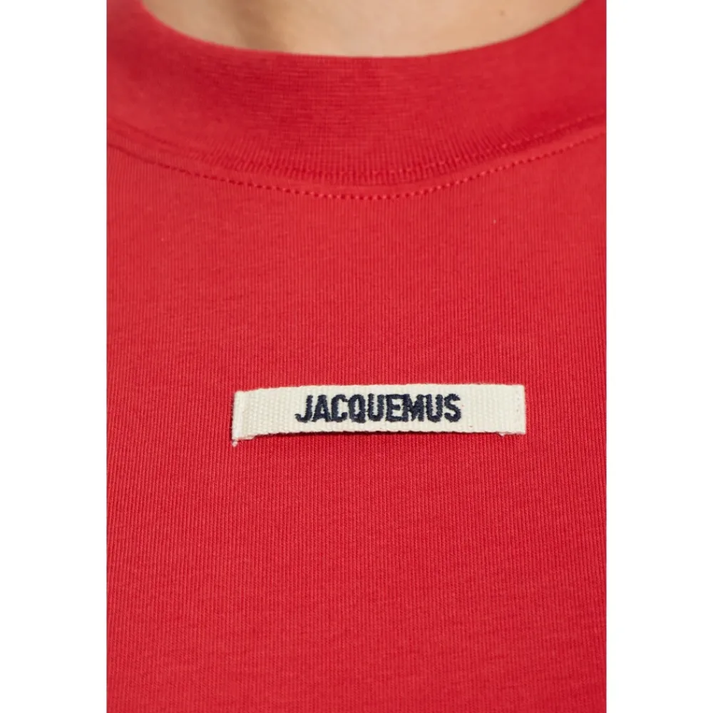 DAMES Jacquemus Shirts^Grosgrain T-shirt met lange mouwen