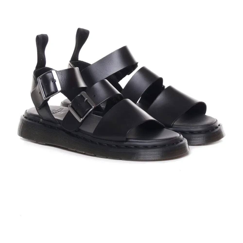 Heren Dr. Martens Gryphon Brando leren sandalen