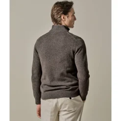 Heren Profuomo Truien & Vesten^Half Zip e Pullover Sweater