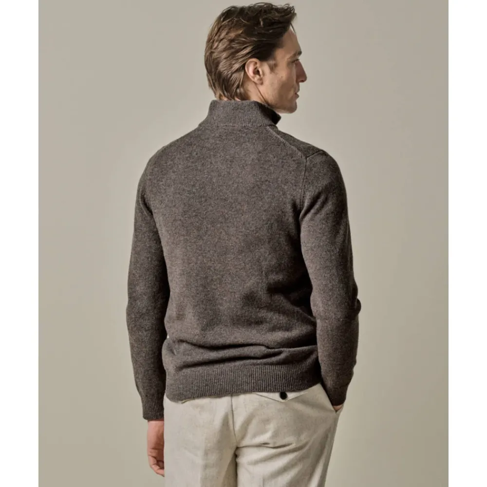 Heren Profuomo Truien & Vesten^Half Zip e Pullover Sweater