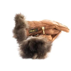 Heren Restelli Guanti Handschoenen^Handgemaakte Italiaanse Brandy Ski Handschoenen