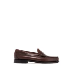 Heren G.H. Bass & Co. Instappers & Slip Ons^Handgemaakte Larson Loafers met Glanzende Afwerking