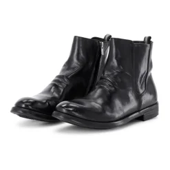 Heren Officine Creative Laarzen^Handgemaakte leren enkellaarzen