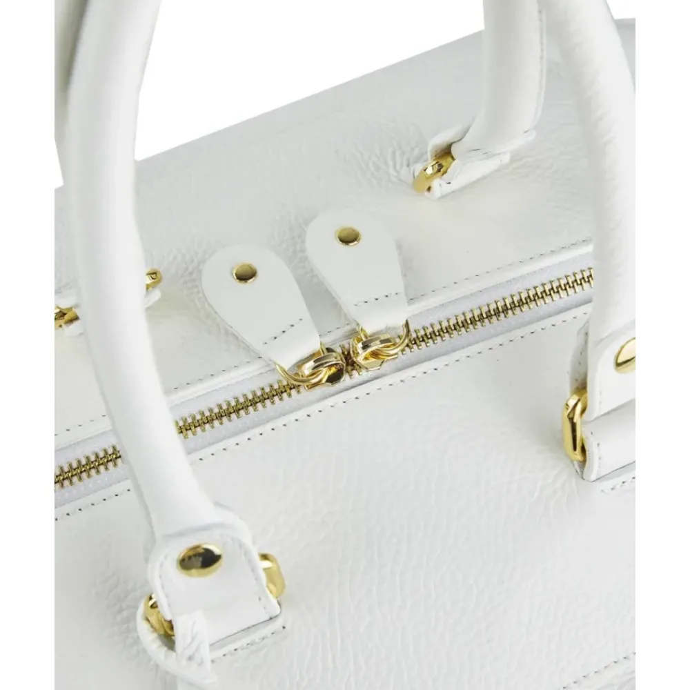 DAMES Valsport 1920 Weekendtassen^Handgemaakte Middelgrote Reistas met Gouden Accenten