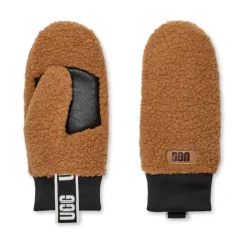 DAMES UGG Handschoenen fluff Chestnut