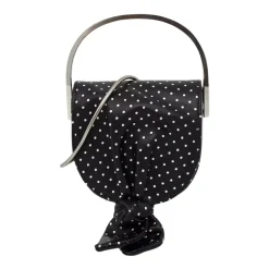 DAMES Aquazzura Handtas met Kristallen Strik Micro