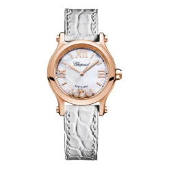 DAMES Chopard Happy Sport Automatisch Moeder van Parel Horloge