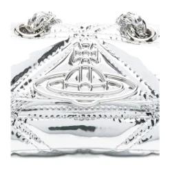 DAMES Vivienne Westwood Heuptassen^Harlequin Quilting Zilveren Kettingband Tas