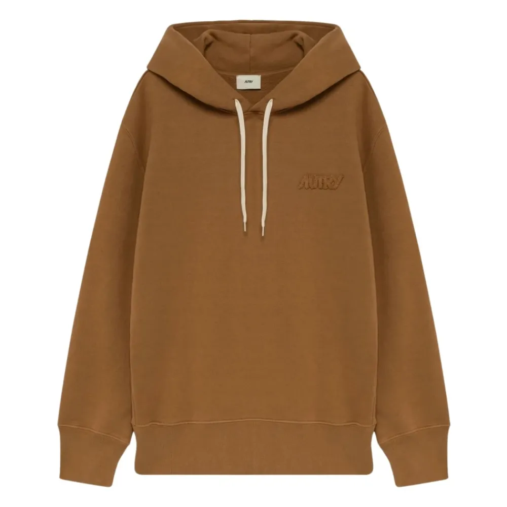 DAMES Autry Hazelnoot Fleece Katoenen Hoodie