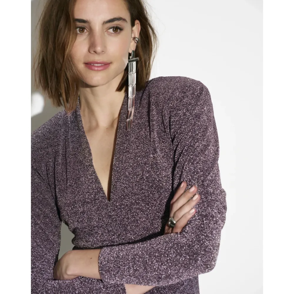 DAMES Dante 6 Healey lurex body-top