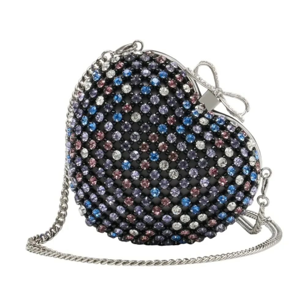 DAMES Self Portrait Clutches^Heart Clutch