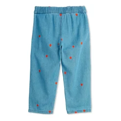 Mini Rodini Broeken & Jeans^Hearts Geweven Broek