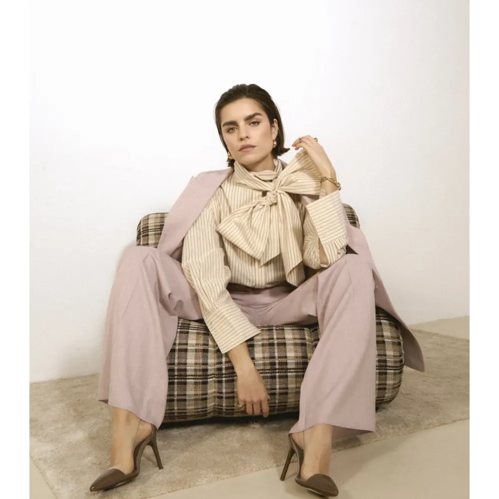 DAMES Josh V HEDY Oversized Blouse Met Strik