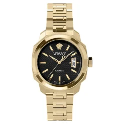 Heren Versace Horloges^Heren armbandhorloge Dylos goud