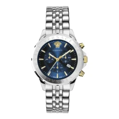 Heren Versace Horloges^Heren Chronograaf Signature Horloge Blauw