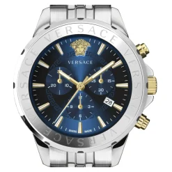 Heren Versace Horloges^Heren Chronograaf Signature Horloge Blauw