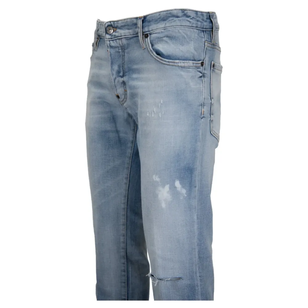 Heren Dsquared2 Heren Knoop Jeans met Distressed Details