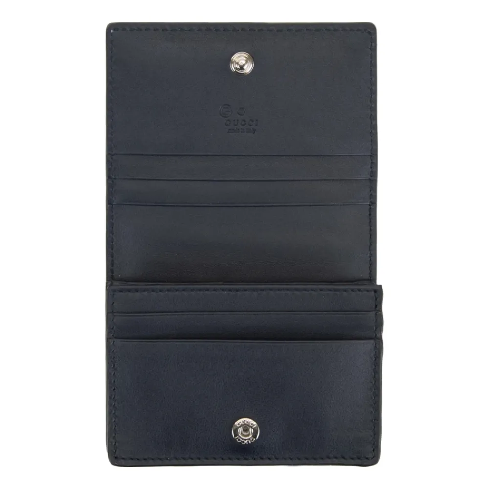Heren Gucci Heren leren portemonnee met 'GG' motief