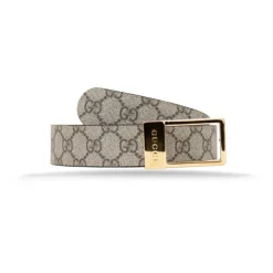 DAMES Gucci Heren leren riem met logo gesp