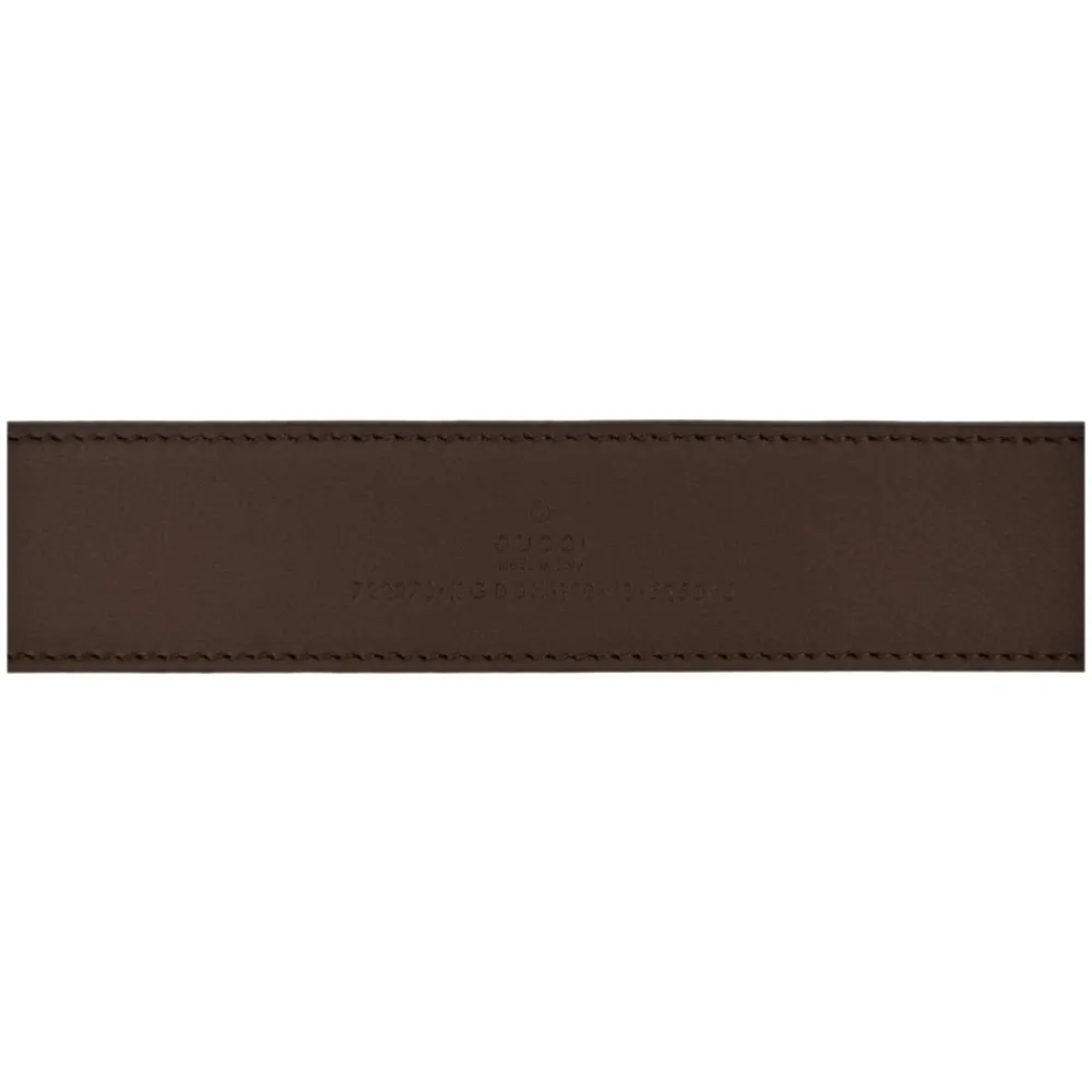 DAMES Gucci Heren leren riem met logo gesp