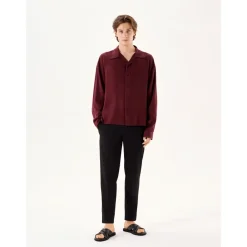 Heren Kazar Slippers^Heren leren slippers met kruisbanden