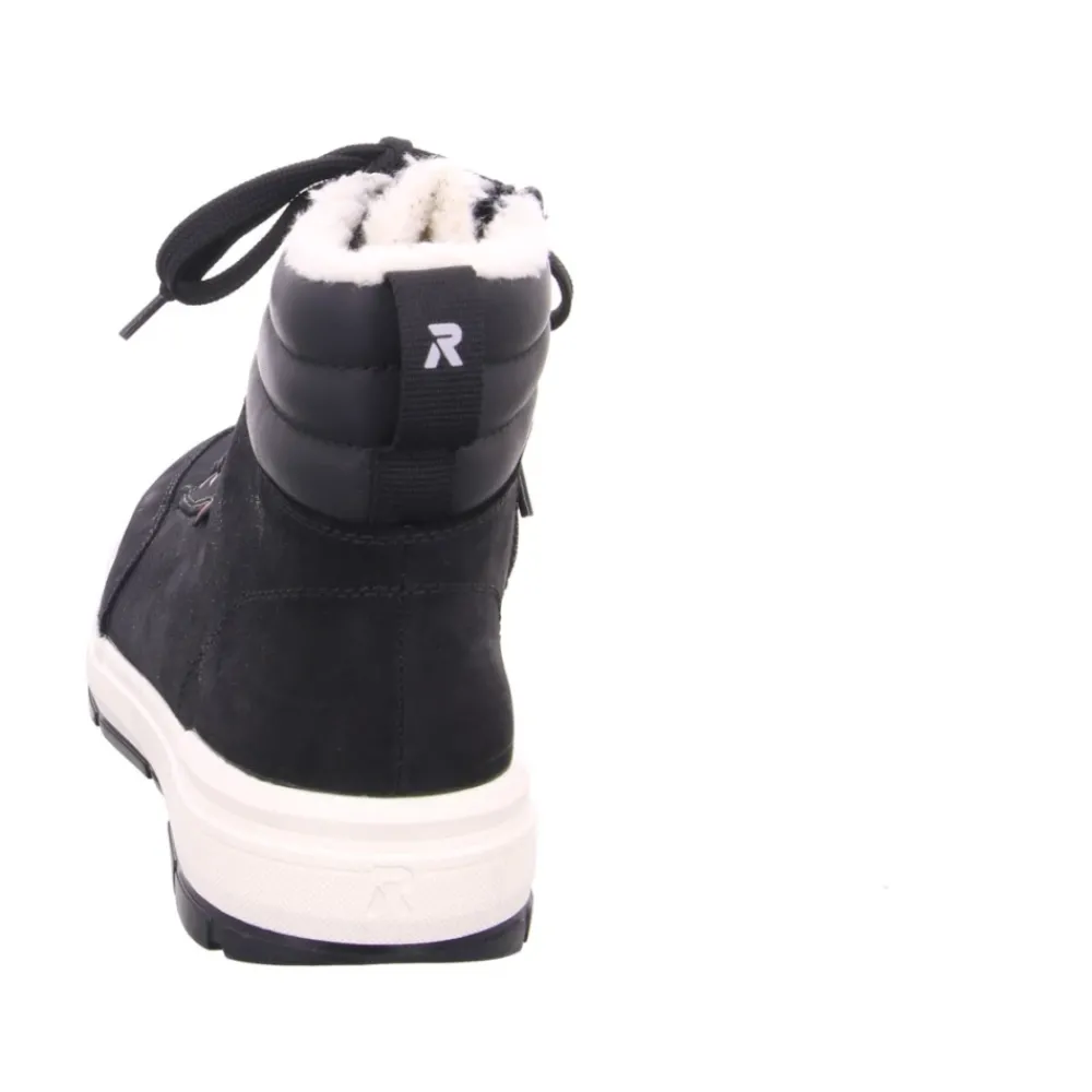 Heren Rieker Snowboots^Heren Nubuck Leren Enkellaarzen