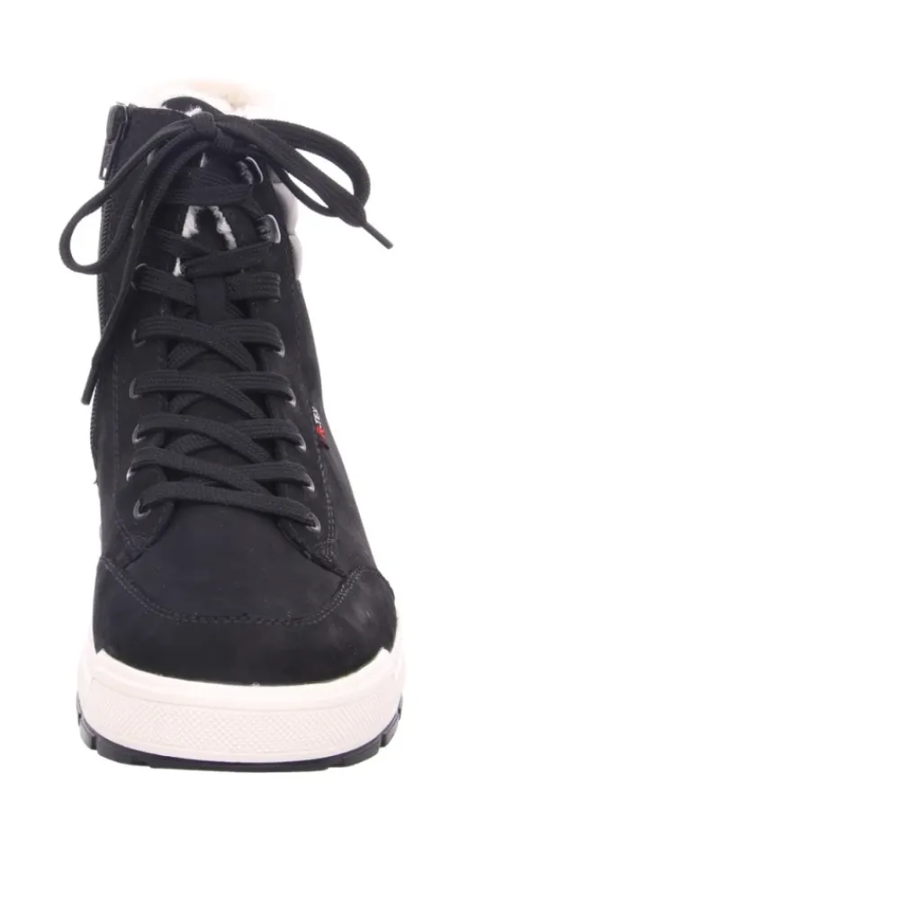 Heren Rieker Snowboots^Heren Nubuck Leren Enkellaarzen