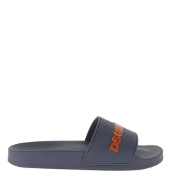 Heren Dsquared2 Slippers^Heren Print Slippers Lente/Zomer