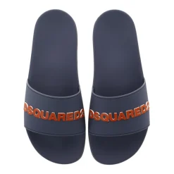 Heren Dsquared2 Slippers^Heren Print Slippers Lente/Zomer