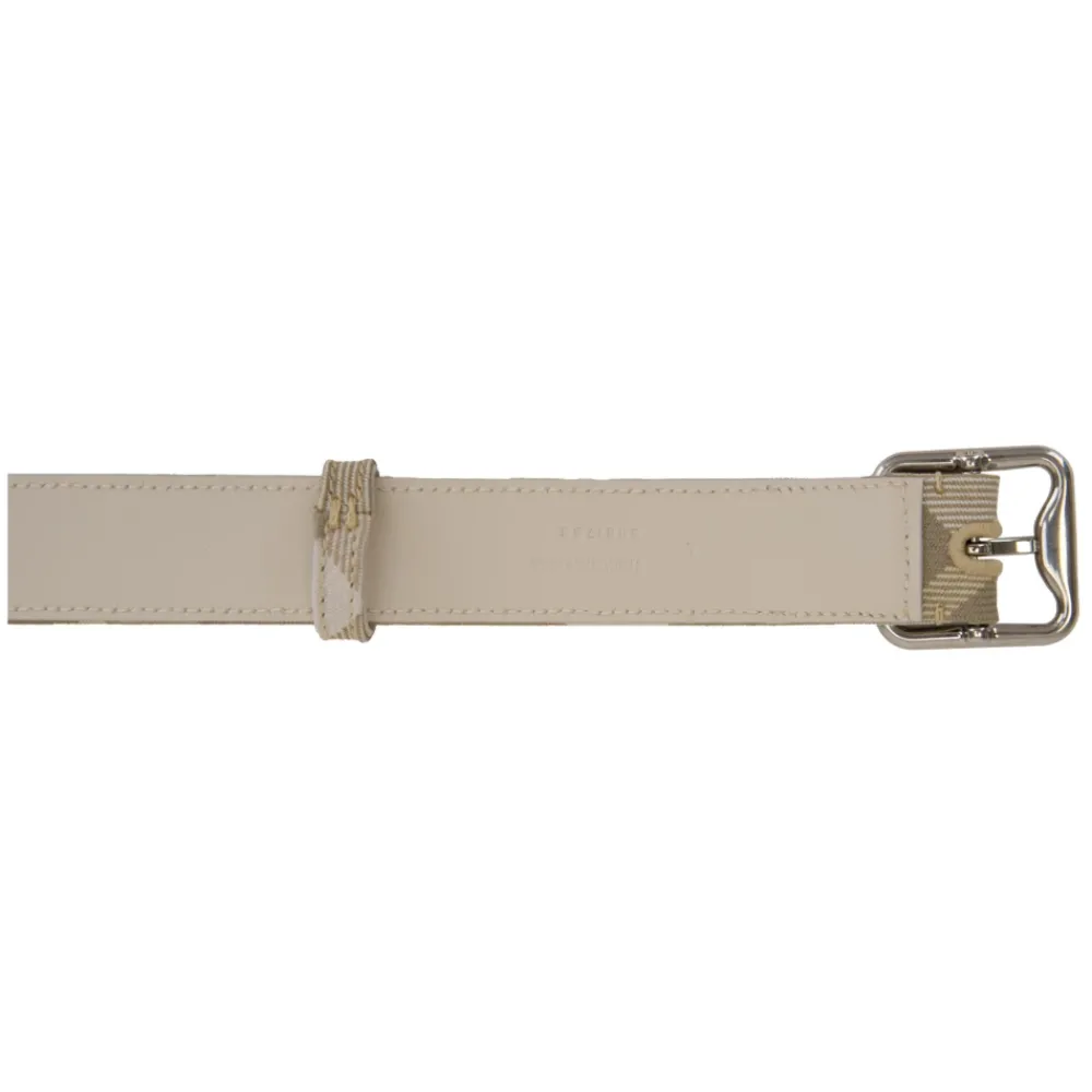 Heren Burberry Heren Ruit Leren Riem