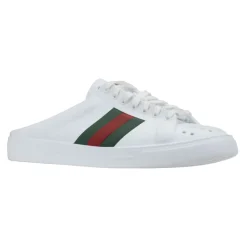 Heren Gucci Heren Slip-On Sandalen met Bicolor Banden