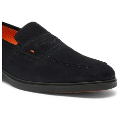 Heren Santoni Instappers & Slip Ons^Heren suède Easy loafer