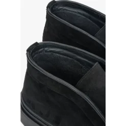 Heren Estro Laarzen^Heren e Warme Verhoogde Loafers gemaakt van Echt Italiaans Premium Velours