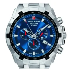 DAMES Swiss Alpine Military Horloges|Horloges^Herenhorloge Star Fighter Chronograaf 10 Atm 46 mm 7043.9135